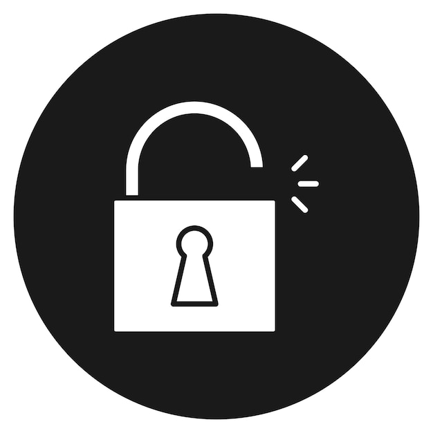 Padlock vector icon Can be used for Protection and Security iconset