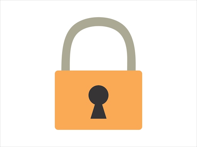 padlock vector illustration