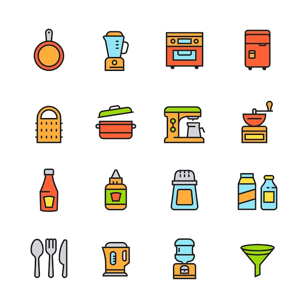 Paforo Icon set (keuken)