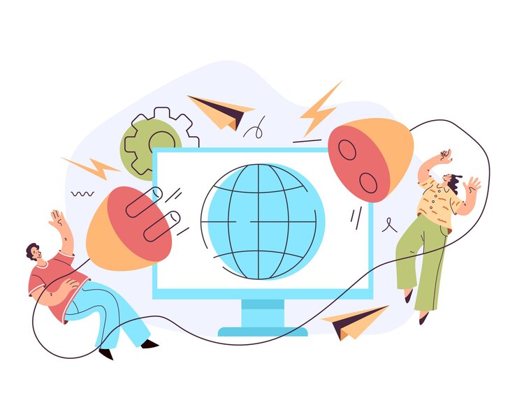 Vector page of 404 error warning message web site broken concept