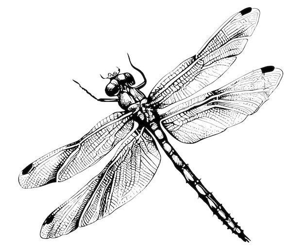 Vector page 81 of ` ` dragonfly drawing'' from the page 81 of the page 81 of the page.
