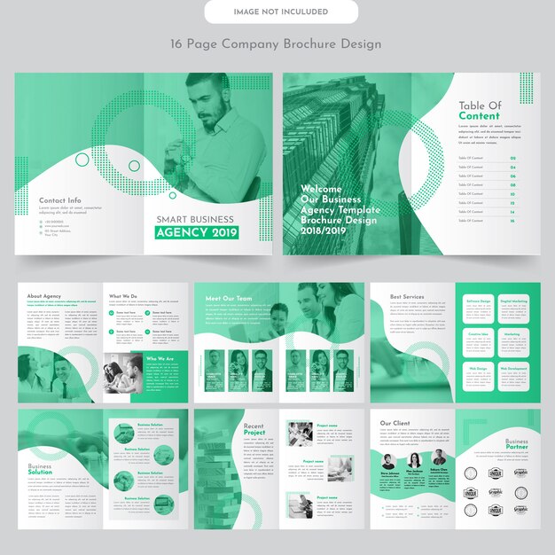 Page business brochure