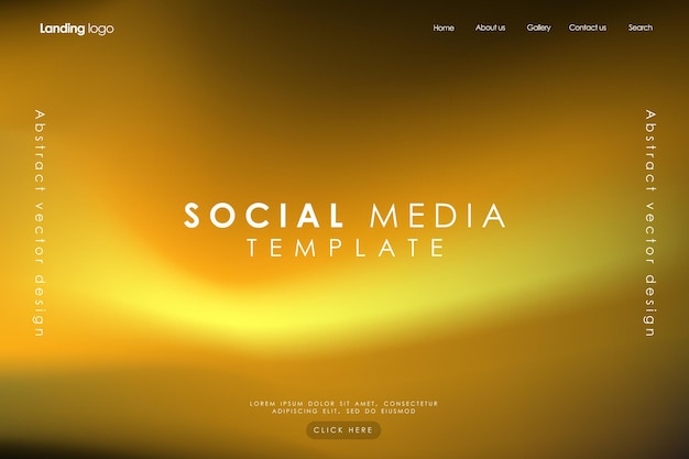 Page design inspiration with abstract background shades of golden gradient background pattern