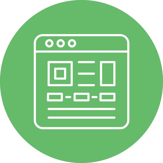 Page Layout Icon vector afbeelding Kan worden gebruikt voor online marketing