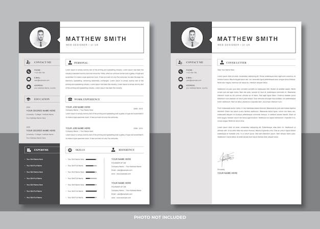 Page Resume Template