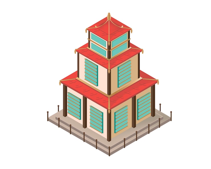 Vector pagoda