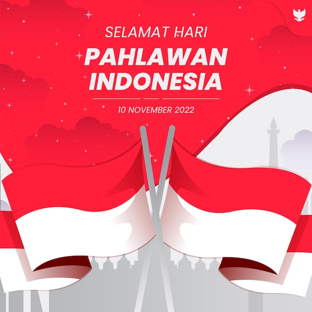 Pahlawan national day social media