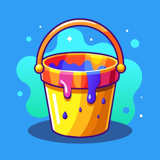 pail or busket vector illustration