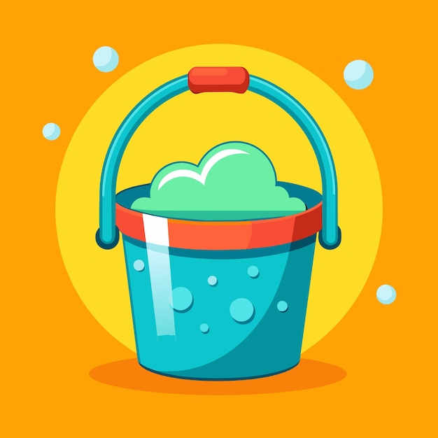 Vector pail or busket vector illustration