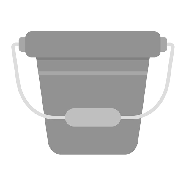 Vettore immagine vettoriale dell'icona del secchio può essere utilizzata per il lavandino auto