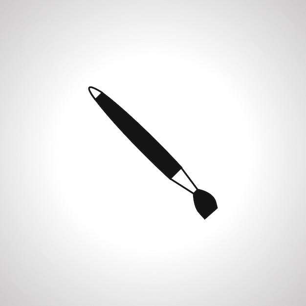 Paint brush icon artistic paint brush icon