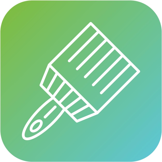 Vector paint brush icon style