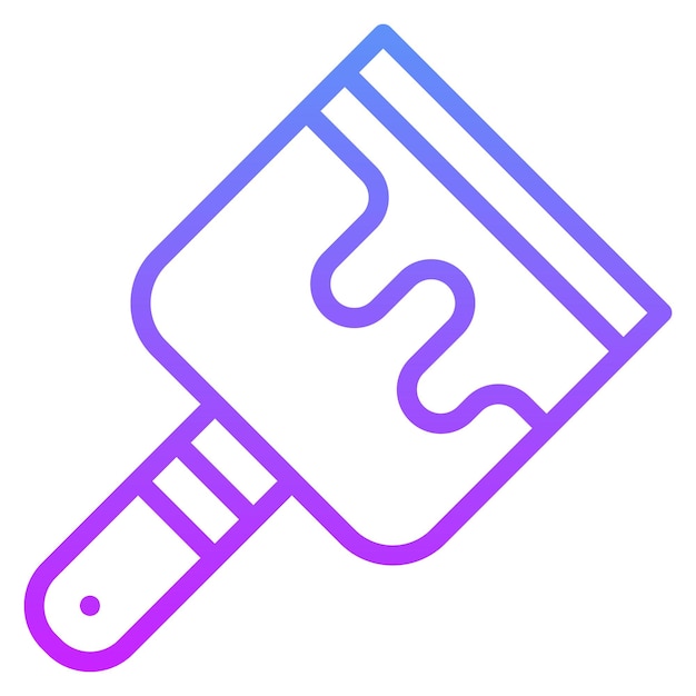 Paint Brush vector icoontje illustratie van Homeware icoonset