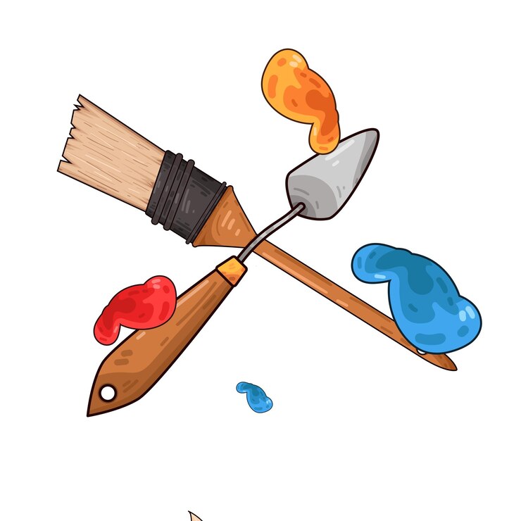 Vector paint brush