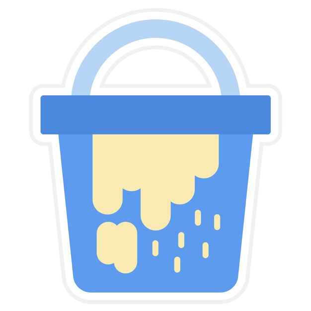 Vector paint bucket icon vector image can be used for home improvements