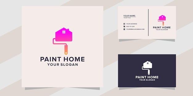 Paint home logo template