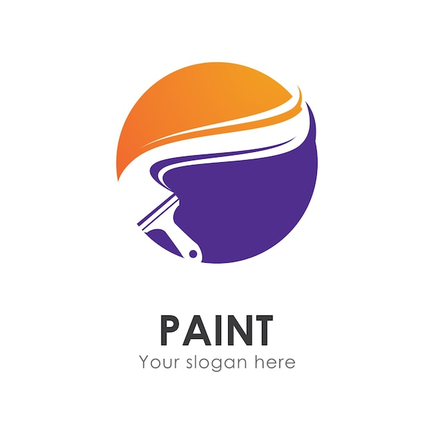 Premium Vector | Paint house logo