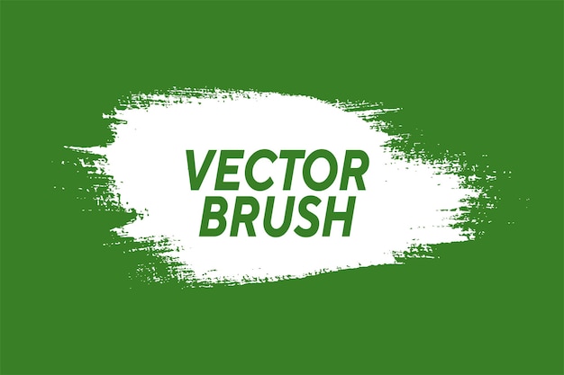 Paint ink brush stroke and texture grunge vector element