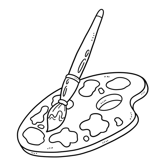 Рисунок для раскрашивания красками