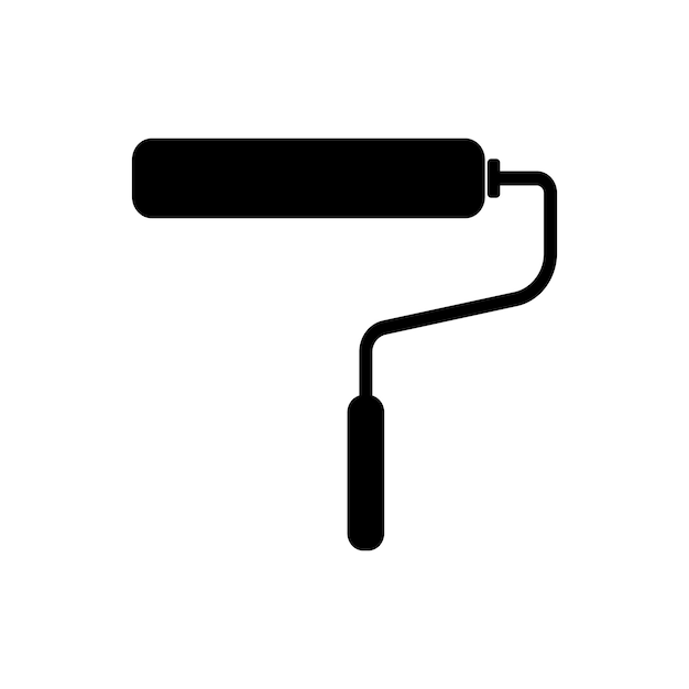 Paint roller brush icon