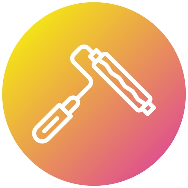 Paint roller Vector Icon Design Illustration