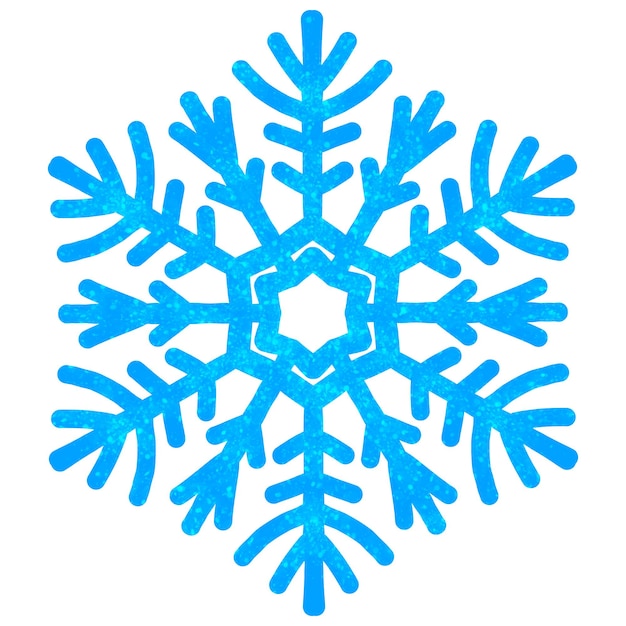 paint snowflakes illustration sign of winter cold weather symbol of unique beauty Hand painted