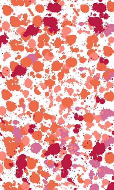 Paint splashes pattern template