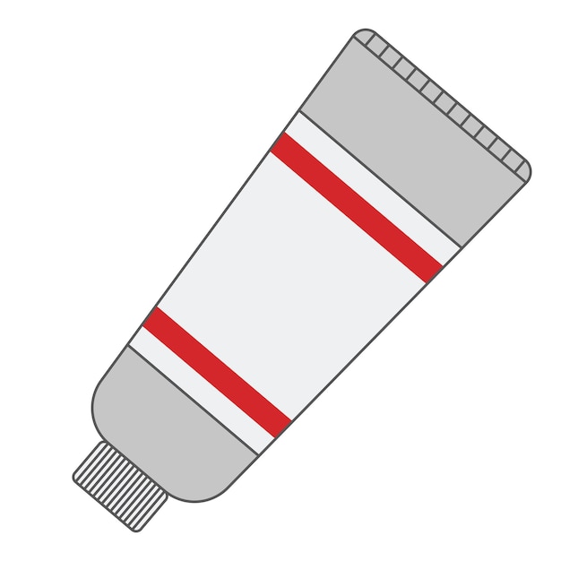 Vector paint in tube art supply