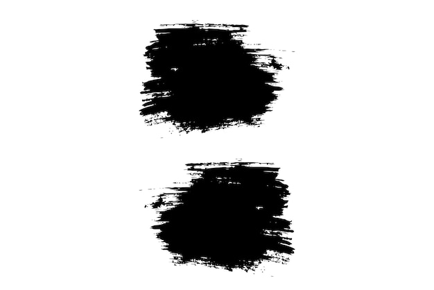 Vector paint vector grunge brush collection