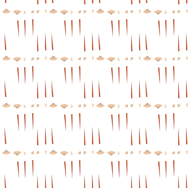 Vector paintbrush in flat style seamless pattern school vector print hobby concept