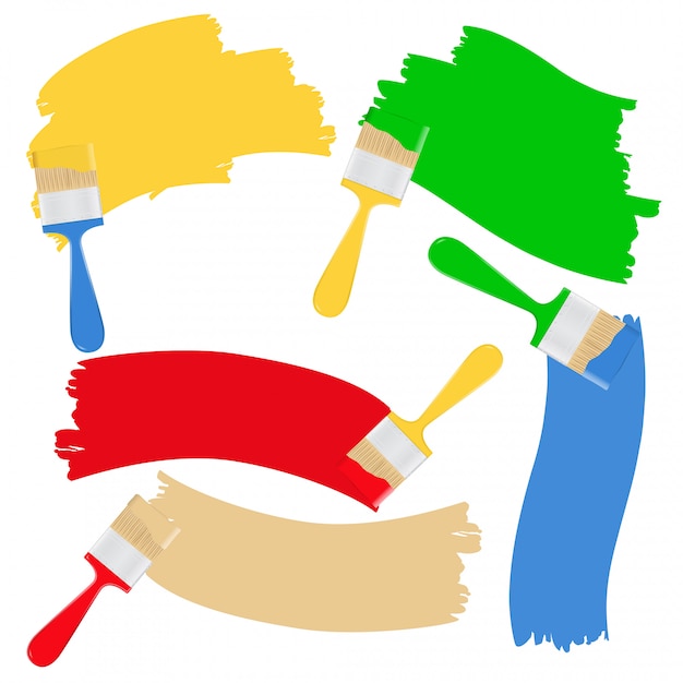 Vector paintbrushes