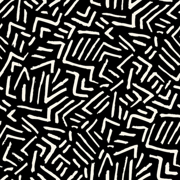Painted Sticks. Decorative vector seamless pattern. Repeating background. Tileable wallpaper print.