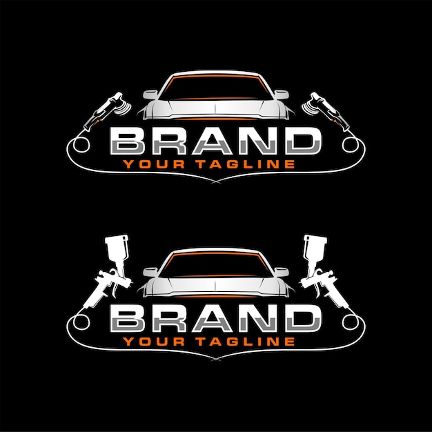 Vector painting car logo