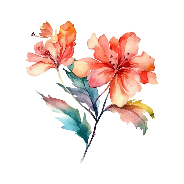 painting flower illustration