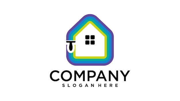 painting house logo symbol