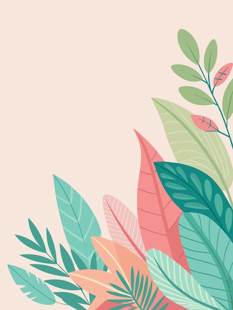 a painting of a plant with different colors