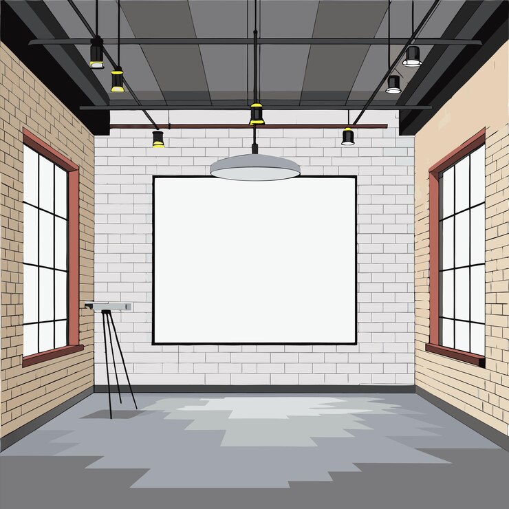 Vector a painting of a white board that says quot the bottom right quot
