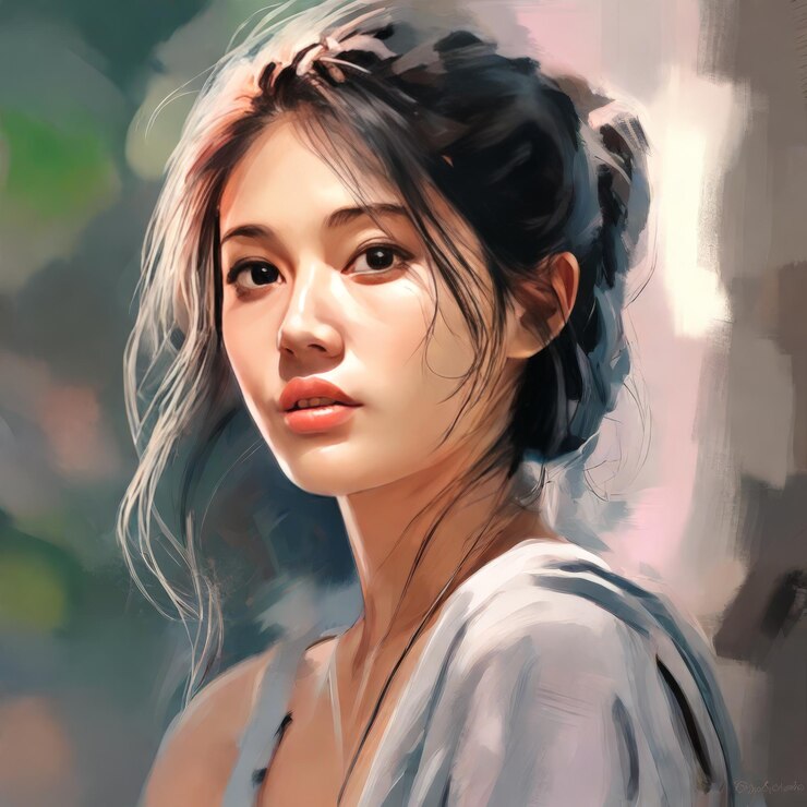 Vector パンに縛られたピンクのの女性の絵