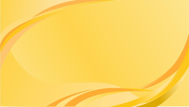 a painting of yellow and orange lines with a yellow background