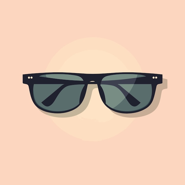 A pair of sunglasses on a pink background