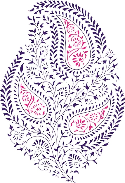 Paisely motif vector file