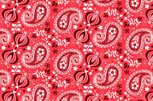 Paisley bandana indiano pattern design