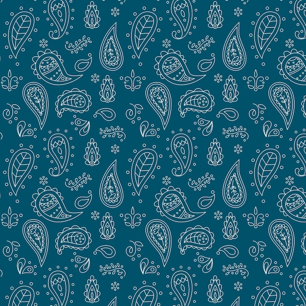 Paisley bandana pattern