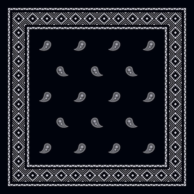 Sciarpa bandana paisley, stampa tessuto tovaglia, scialle di seta, fazzoletto, sciarpa al collo, hijab