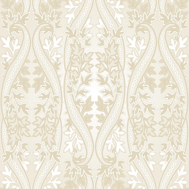 Vettore ornamento floreale paisley