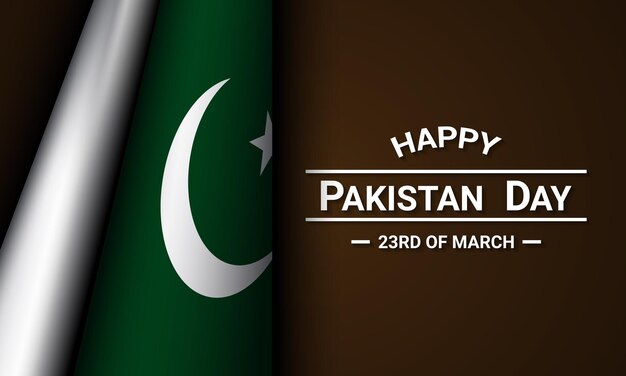 Дизайн фона Дня Пакистана