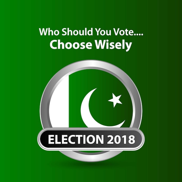 Vector pakistan election 2018