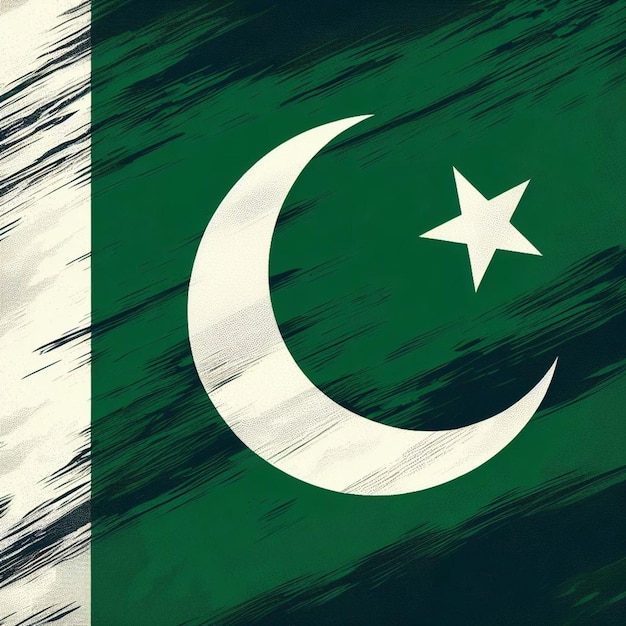 パキスタンの旗 ベクトル