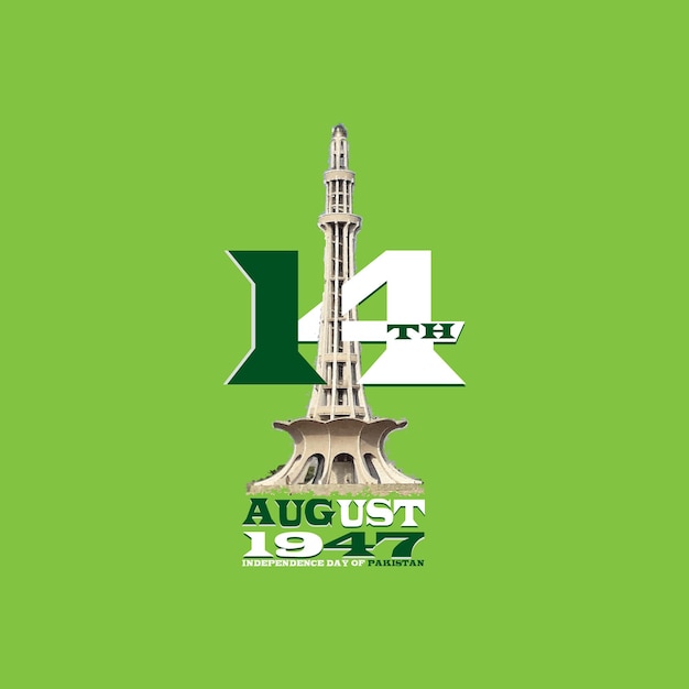 Pakistan Independence day 14th august design