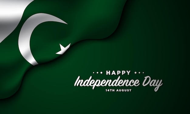 Vector pakistan independence day background design